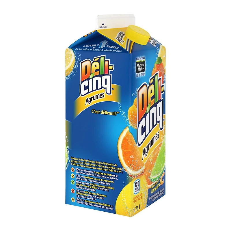Deli-Cinqd'agrumes Gable top, 1.75 Liters