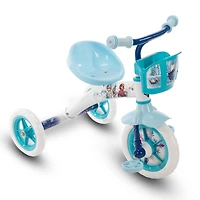 Tricycle en acier La Reine des neiges de Disney pour filles, par Huffy Le panier de guidon pour transporter des jouets