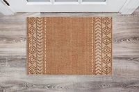 Tapis d'appoint Mirage Lansing cuivre et crème de 2 pi x 3 pi