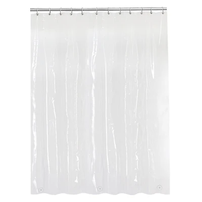 Doublure de rideau de douche en PEVA antimoisissure doux surdimmensionnée de Mainstays 183 cm x 213 cm