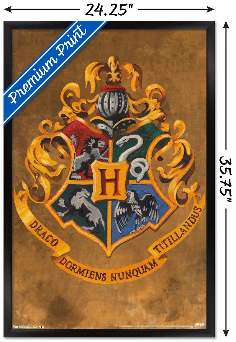 The Wizarding World: Harry Potter - Hogwarts Crest Wall Poster