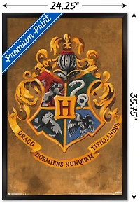 The Wizarding World: Harry Potter - Hogwarts Crest Wall Poster