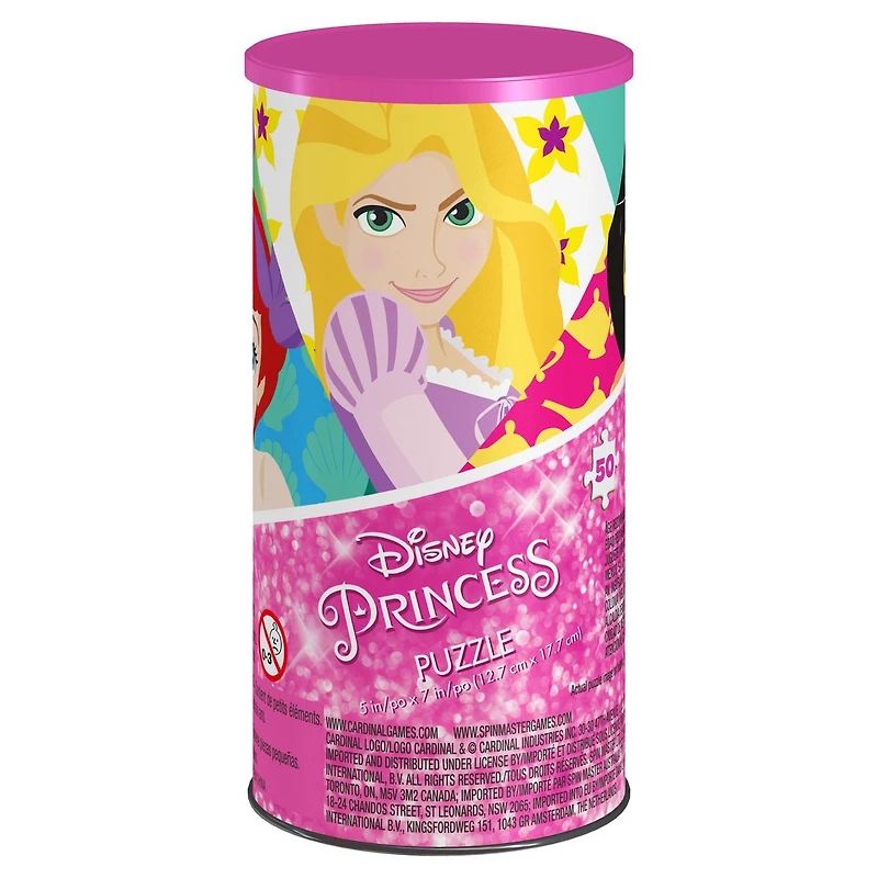 Puzzle Disney Princess 48 pièces en tube
