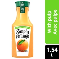 Simply Orange With Pulp Bottle, 1.54 Liters