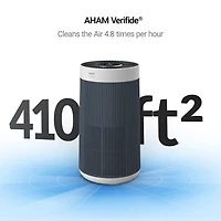 Purificateur d'air WINIX T830 pour très grandes pièces jusqu'à 1968 pi² en 1 heure avec Wi-Fi intelligent, moniteur de qualité de l'air, True HEPA, filtre à charbon et mode automatique, capture les al