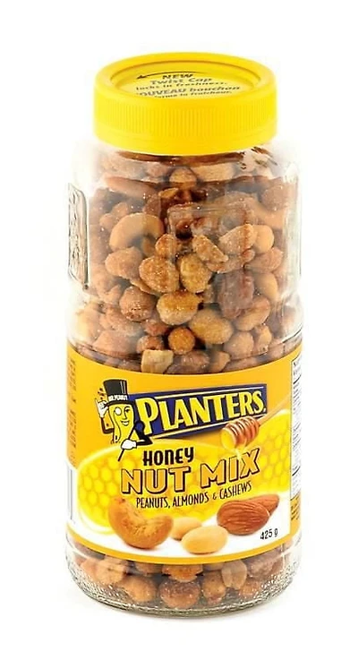 Planters Honey Nut Mix, Peanuts, Almonds & Cashews