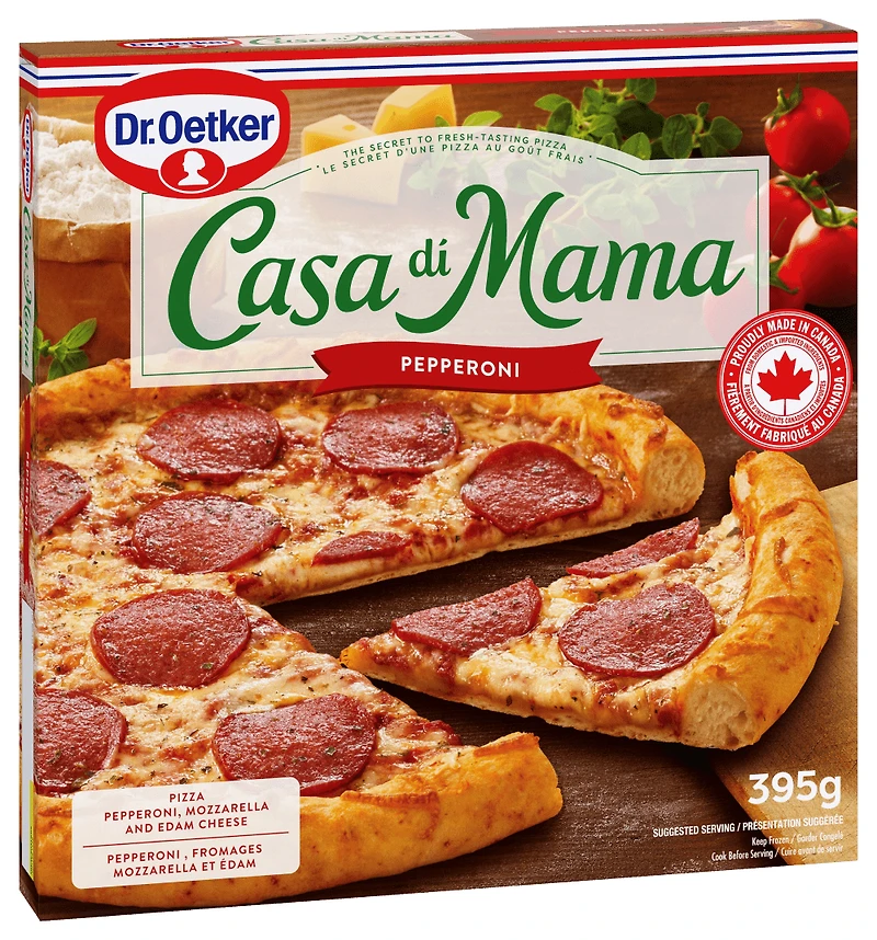 Dr. Oetker Casa di Mama Pepperoni Pizza, 395 g