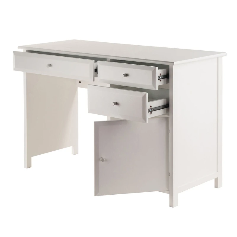 Pupitre de bureau Delta de Winsome en blanc - 10147