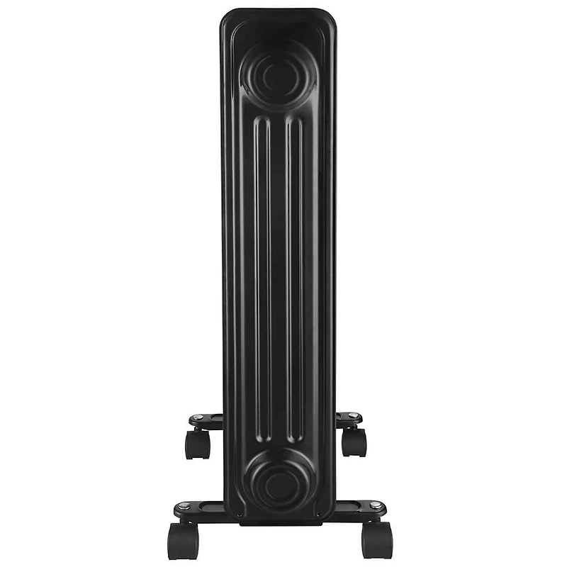 Chauffage radiant électrique à huile Pelonis 1500 W à commande mécanique, 3 réglages