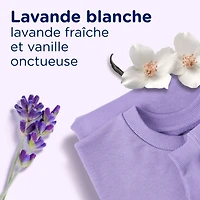 Perles de rehausseur de parfum pour lessive Downy Light pour laveuse, Lavande blanche, sans parfums prononcés