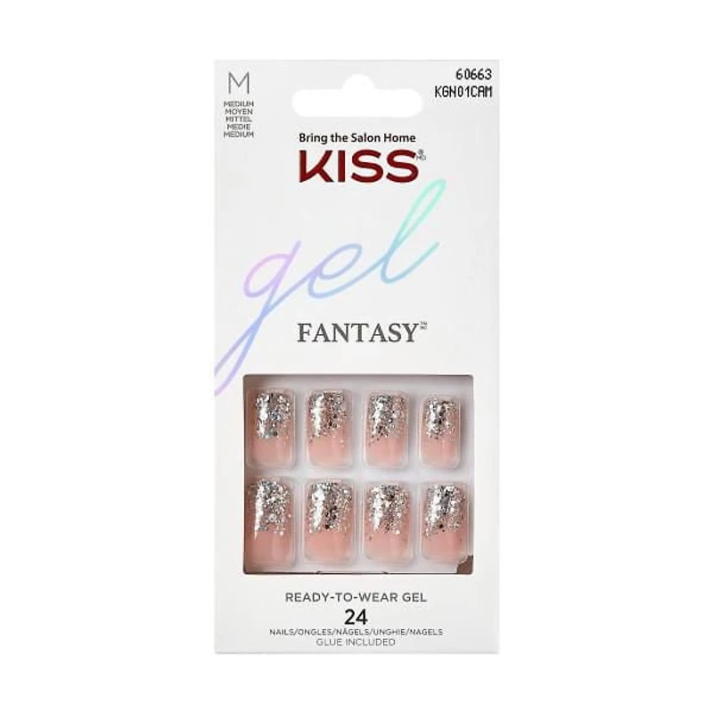 Kiss Gel Fantasy - faux ongles, 28 comptes
