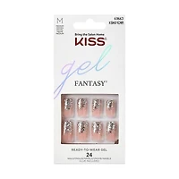 Kiss Gel Fantasy - faux ongles, 28 comptes