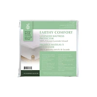 Earthy Comfort Lavender Mattress Protector - Full / Double