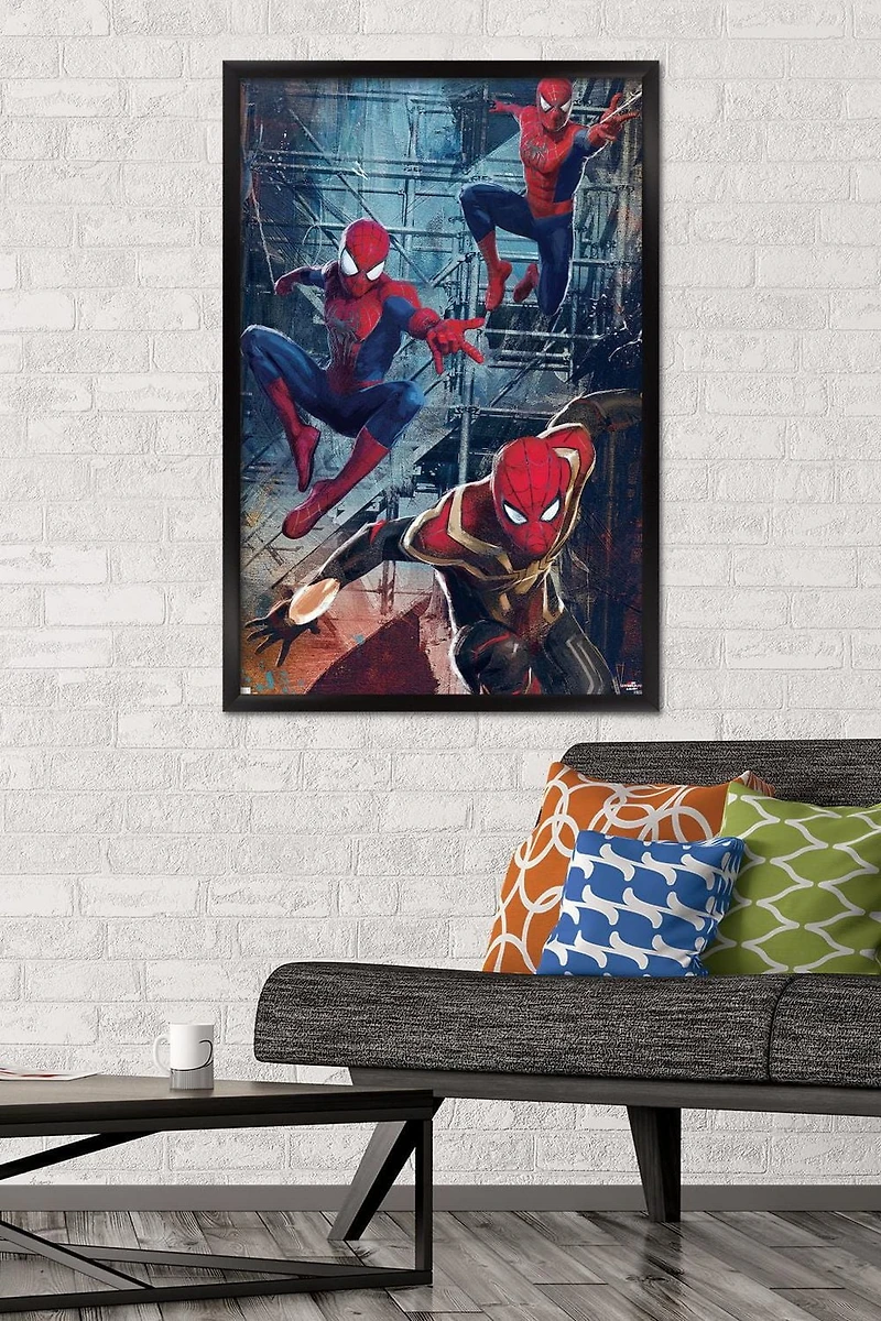 Marvel Spider-Man: No Way Home - Trio Wall Poster, 22.375" x 34"