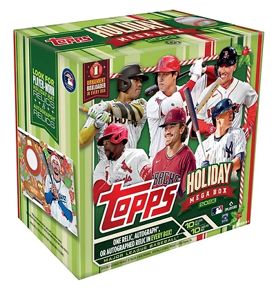 2023 Topps Holiday MLB Baseball Trading Cards Mega Box