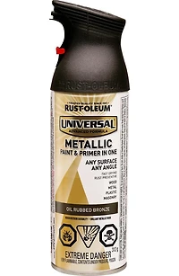 Peinture tous-surfaces fini métallique Rust-Oleum Universal en bronze huilé 312 g