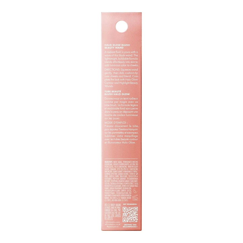 e.l.f. Cosmetics Tube Beaute Blush Halo Glow Blush avec applicateur à ambout tampon, 10 mL