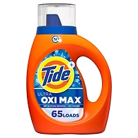 Détergent à lessive liquide Tide Ultra Oxi Max, 65 brassées