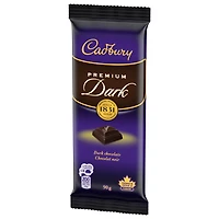 Tablette de chocolat CADBURY Premium Dark, tablette de chocolat noir, barre de chocolat noir, 90 g CADBURY PREMIUM DARK 90 G 21