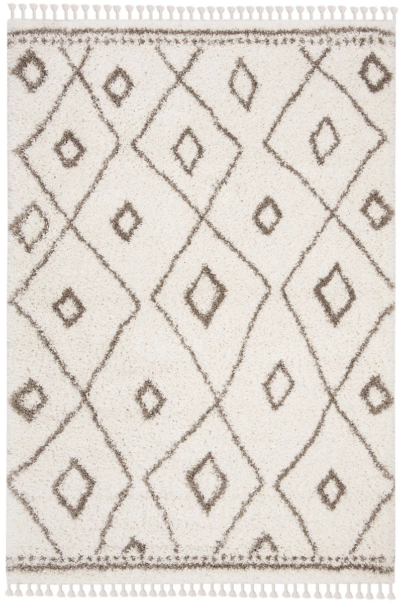Safavieh Moroccan Fringe Barclay Geometric Shag Area Rug