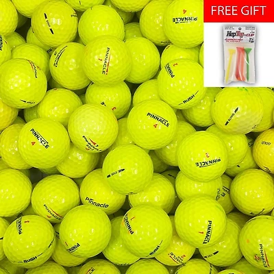 Mulligan - 77 balles de golf récupérées Pinnacle  AAA, Jaune
