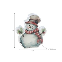 Bloc De Table En Mdf (Bonhomme De Neige)