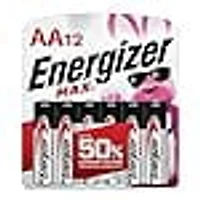 Energizer MAX AA Batteries (12 Pack), Double A Alkaline Batteries