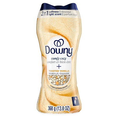 Downy Comfy Cozy In-Wash Laundry Scent Booster Beads, Toasted Vanilla Scent, Softness and Freshness, 368G
