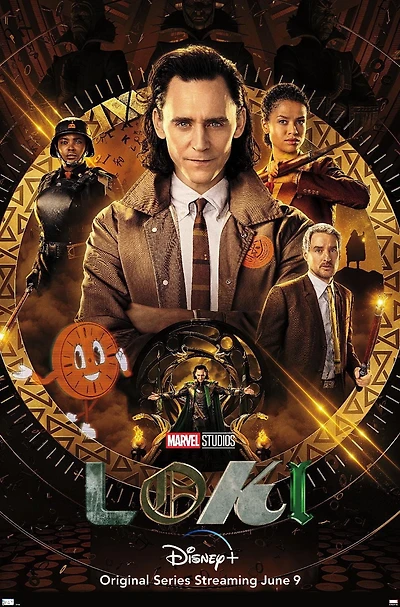 Marvel Loki - One Sheet Wall Poster, 14.725" x 22.375" Framed