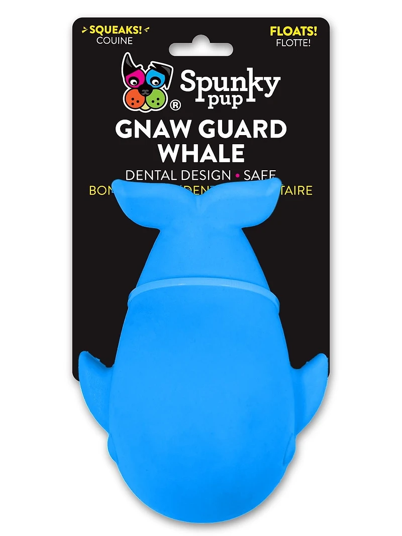 Gnaw Guard Foam Whale Dog Toy