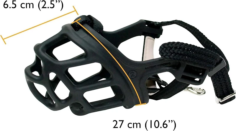Muselière Alpha Zeus pour chien, grandeur 2, petite