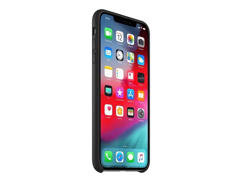 XS MAX LTHR CASE BLK - FRENCH