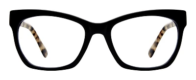 Rachel Zoe Womens Prescription Eyeglasses, Juniper, Black Tortoise, 51-16-142