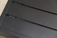 Paramount Offset Extruded Aluminium Rectangle Firepit Table