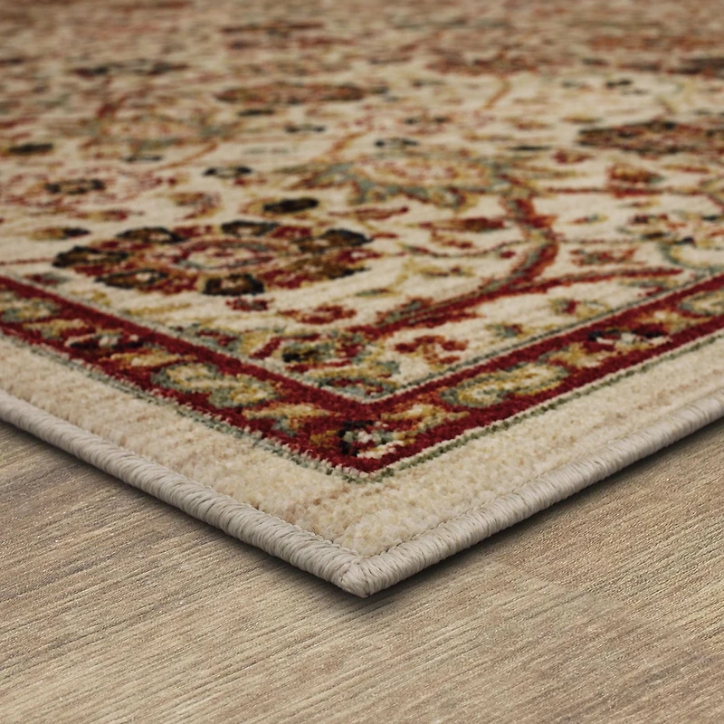 Mohawk Home Radnor Cream Woven Polyester Area Rug