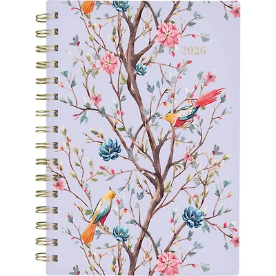 Agenda hebdomadaire Cambridge® Chinoiserie Magnolia, petit format Agenda