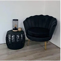 Chaise d'appoint grise de la collection Heavenly ENSEMBLE DE 2