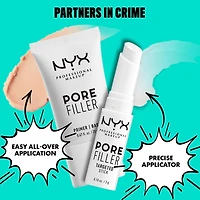 NYX Professional Makeup, Base de teint Pore Filler, Effet lissant, Réduit l'apparence des pores, Fini doux, Tenue 12 hres, 20 ML