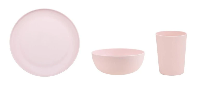 Assiette en plastique rose clair Mainstays, 10,5 pouces 1pièce