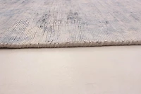 ECARPETGALLERY 4'8" x 6'10" Transitional Galleria Hand-knotted Area Rug for Living Room, Dining Room and Bedroom in Blue