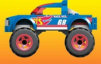 Mega Hot Wheels Camion monstre – Race Ace, 69 pièces