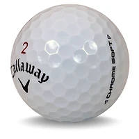 Mulligan - 48 Callaway Chrome Soft 5A Recycled Used Golf Balls, White