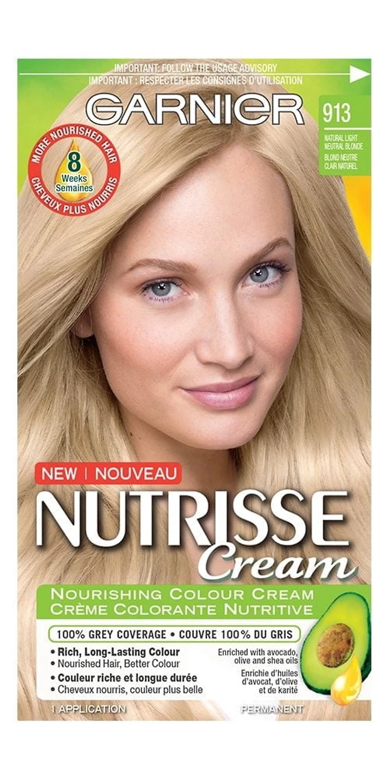 Garnier Nutrisse Ultra Crème, Permanent Hair Dye, Long-Lasting,1 unit