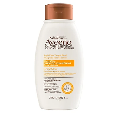 Shampoing AVEENO au vinaigre de cidre de pomme Pureté et brillance 354 ml