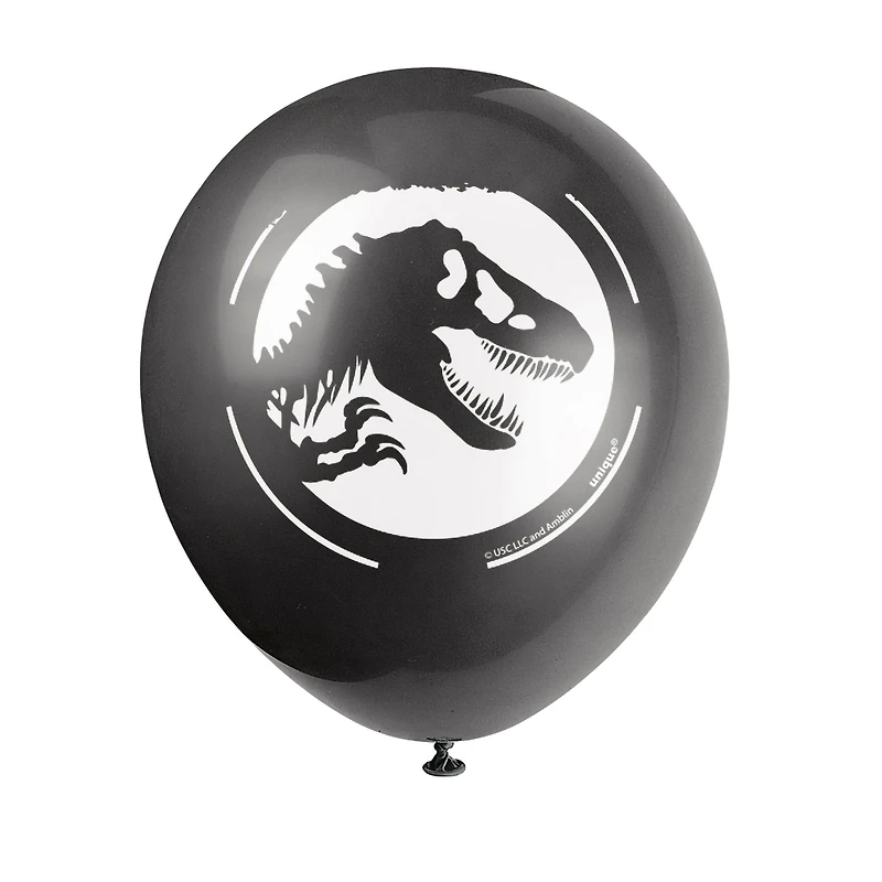 Jurassic World 3 Ballons en latex 30,5 cm, 8 ct