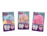 My Life As Loungewear Fashion Set for 18-inch Doll, 3 Pieces Included, Pink Yellow Blue Tie-Dye