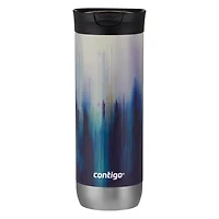 Contigo Huron 2.0 Couture Stainless Steel Travel Tumbler, White Marble, 20 oz (591 mL)