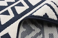 ECARPET Indoor/Outdoor for Balcony, Patio and Garden Aaya Blue Rug