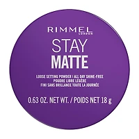 Rimmel Stay Matte Loose Powder, Lightweight, soft focus effect, soft luxurious applicator puff, Talc-Free, 100% Cruelty-Free, Talc free loose poweder