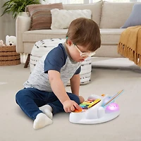LeapFrog Learn & Groove Rainbow Lights Piano Musical Toy - English Version, 6+ Months